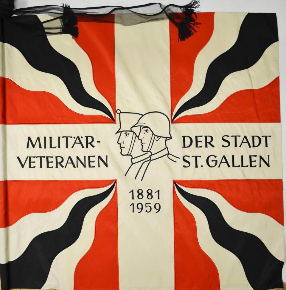 Fahne Militär Veteranen Verein St.Gallen