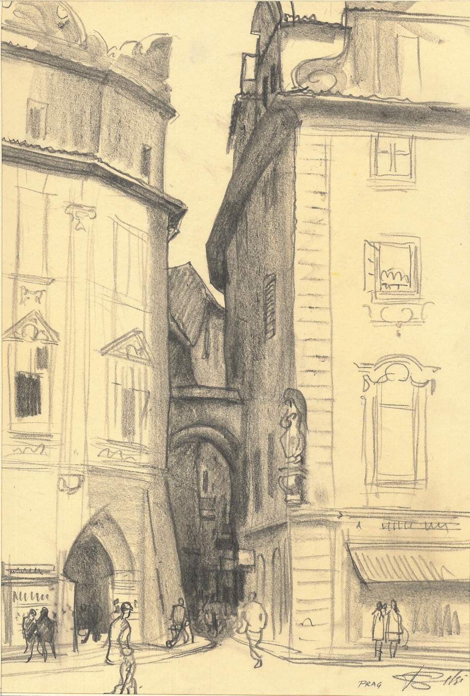 Zeichnung, Prag