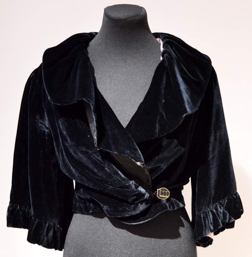 Abendjacke, Samtjacke, Damenjacke, Jacke von Anna Schildknecht-Schwartz (1897 - 1978)