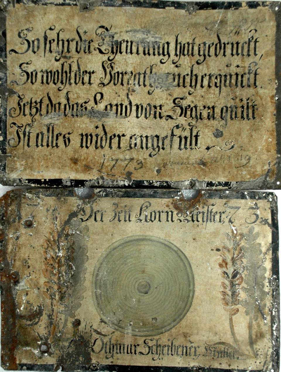 2 Eisenbleche