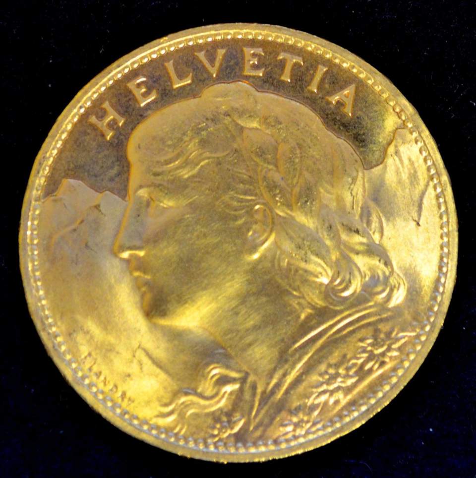 Münze 100 Franken, Gold, 1925