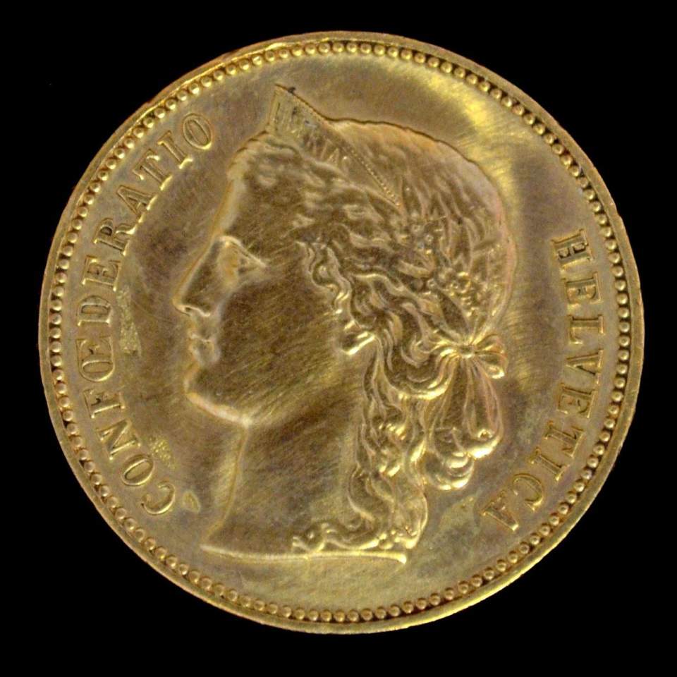 Münze 20 Franken, Gold, 1883 - 1896