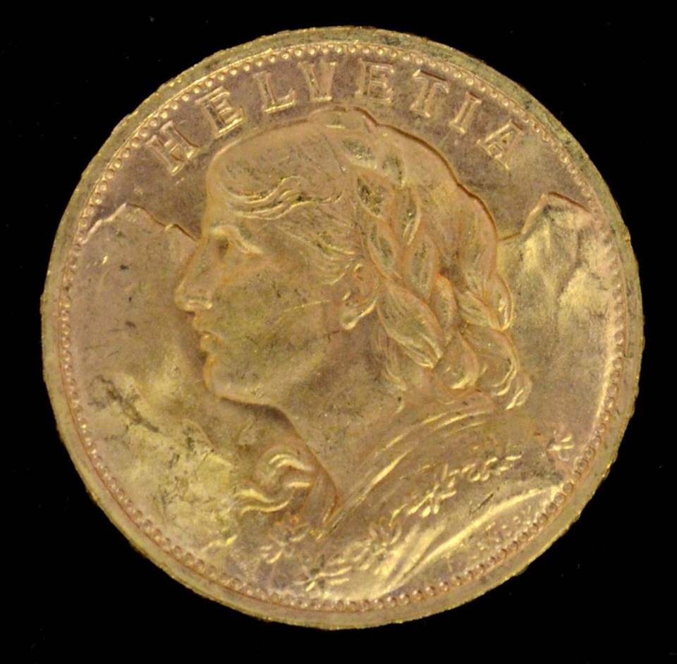 Münze 20 Franken, Gold, 1897 - 1949