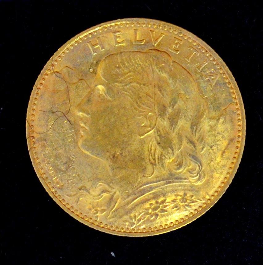 Münze 10 Franken, Gold, 1911 - 1922