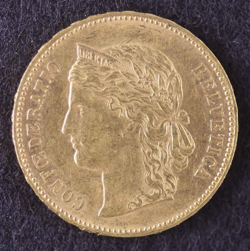 Münze, 20 Franken, Gold, 1896