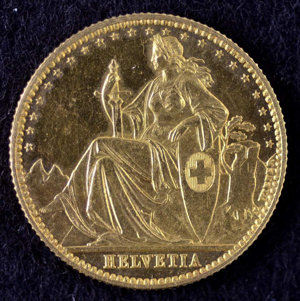 Münze, 20 Franken, Gold, 1873, selten