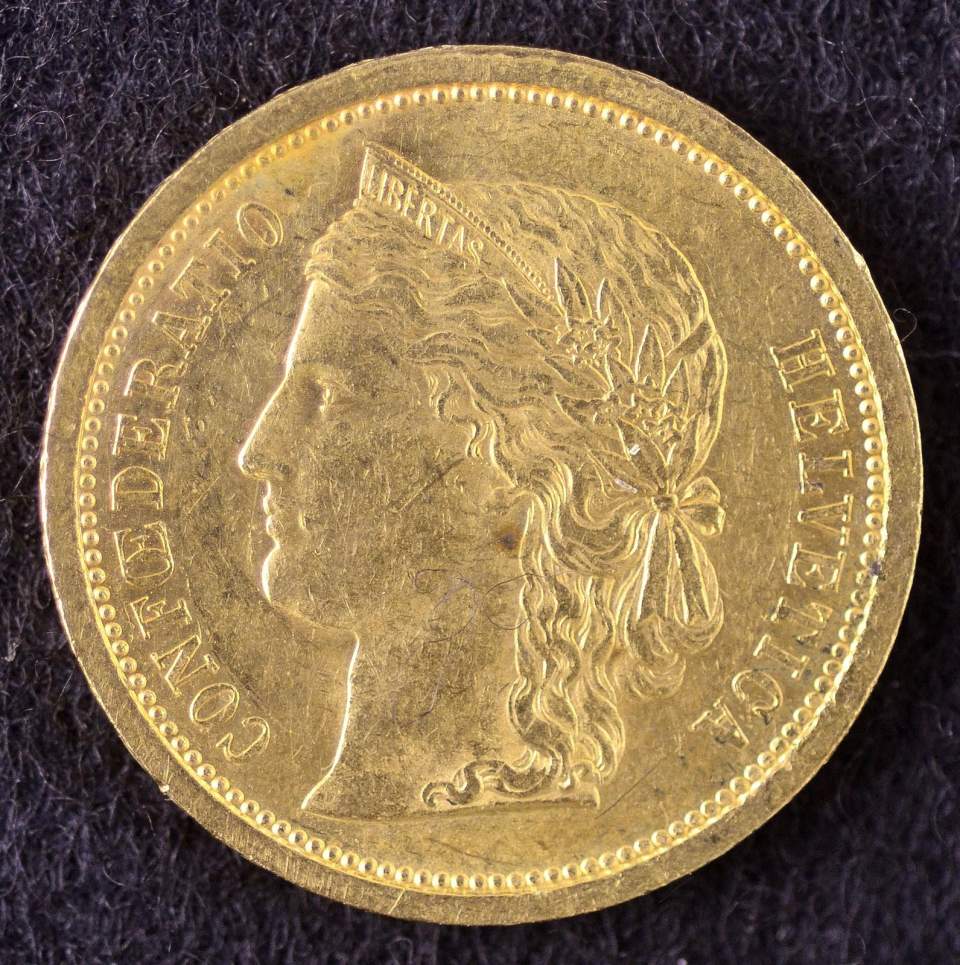 Münze, 20 Franken, Gold, 1886