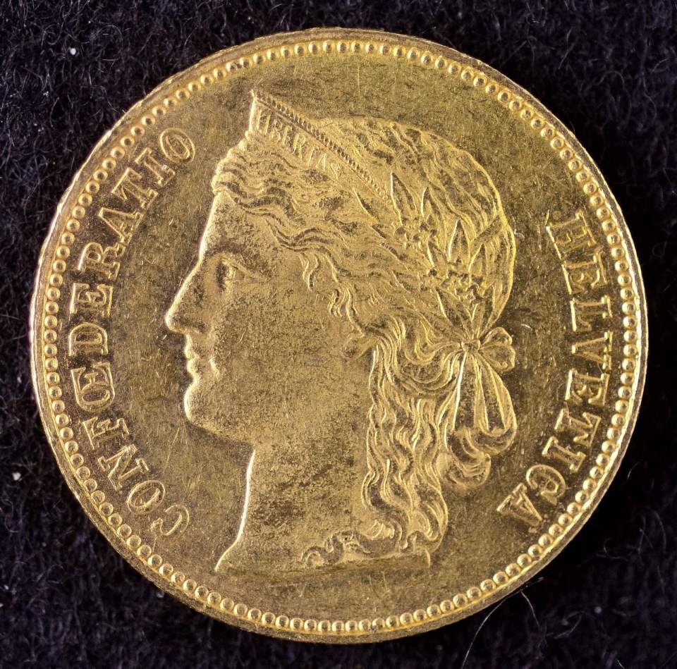 Münze, 20 Franken, Gold, 1890