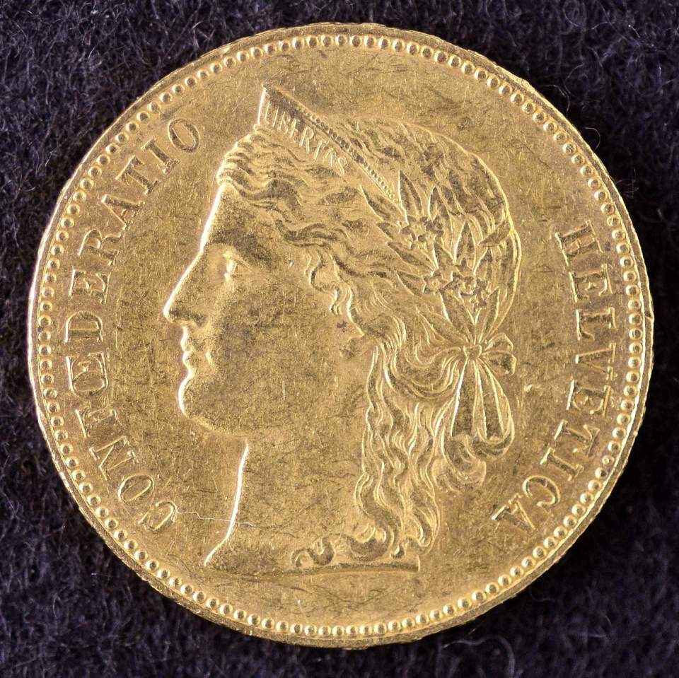 Münze, 20 Franken, Gold, 1892