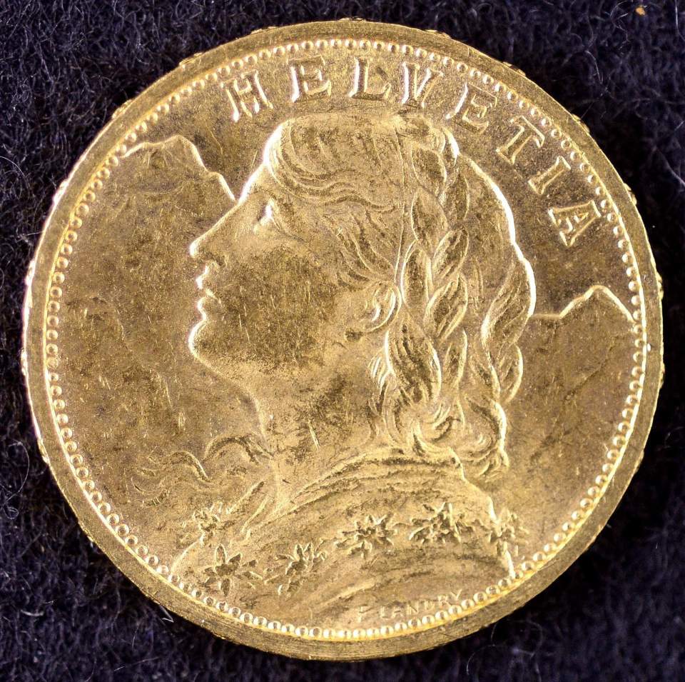 Münze, 20 Franken, Gold, 1900 (Vreneli)