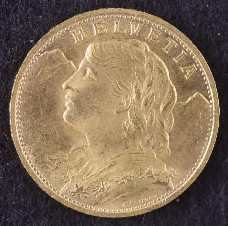 Münze, 20 Franken, Gold, 1926 (Vreneli)