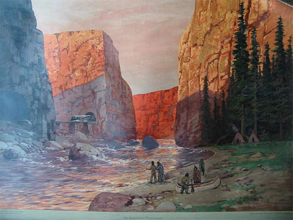 Schulwandbild von Dr. A. Wünsche: Land und Leben