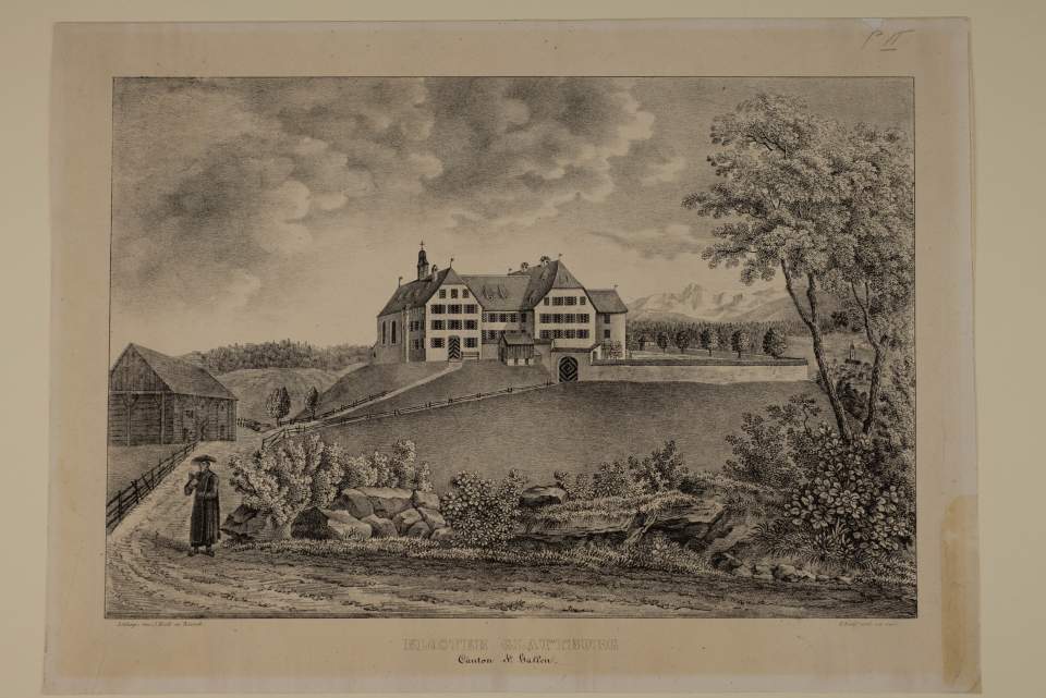 Ansicht Kloster Glattburg mit Umgebung