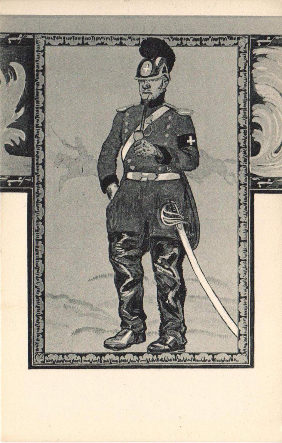 13 Postkarten der Soldatenstube Monte Ceneri