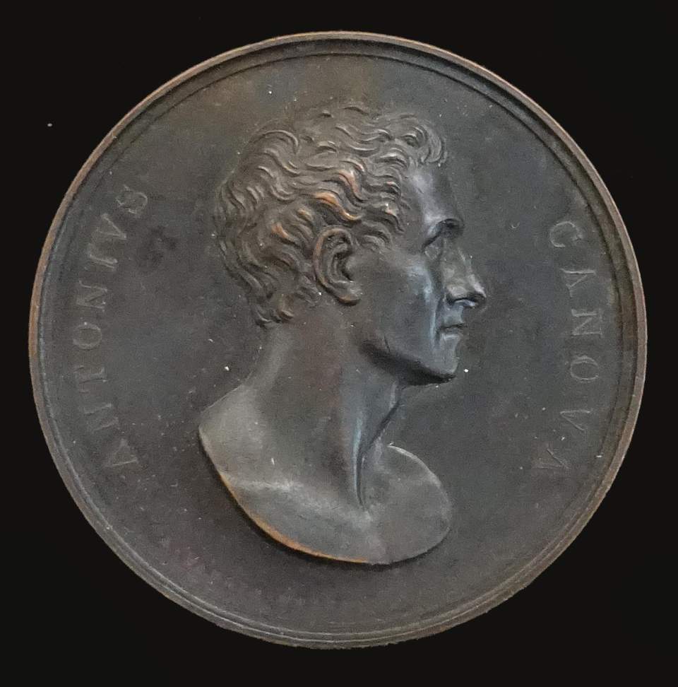 Medaille Antonia Canova, Bildhauer 1757 - 1822, Venedig