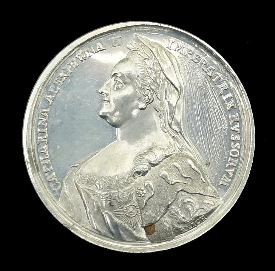 Medaille Kaiserin Katharina II. von Russland