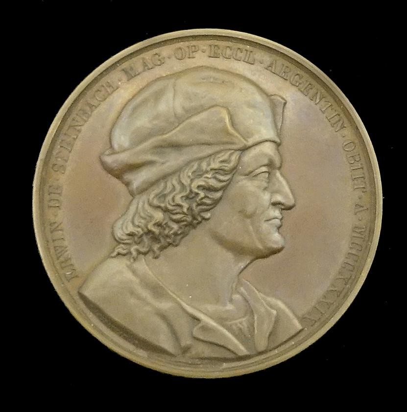 Medaille Erwin von Steinbach, Dombaumeister v. Strassburg