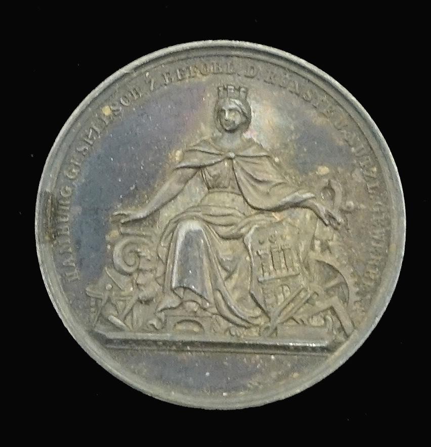 Medaille Hamburger Gewerbe (Auszeichnung), 1865
