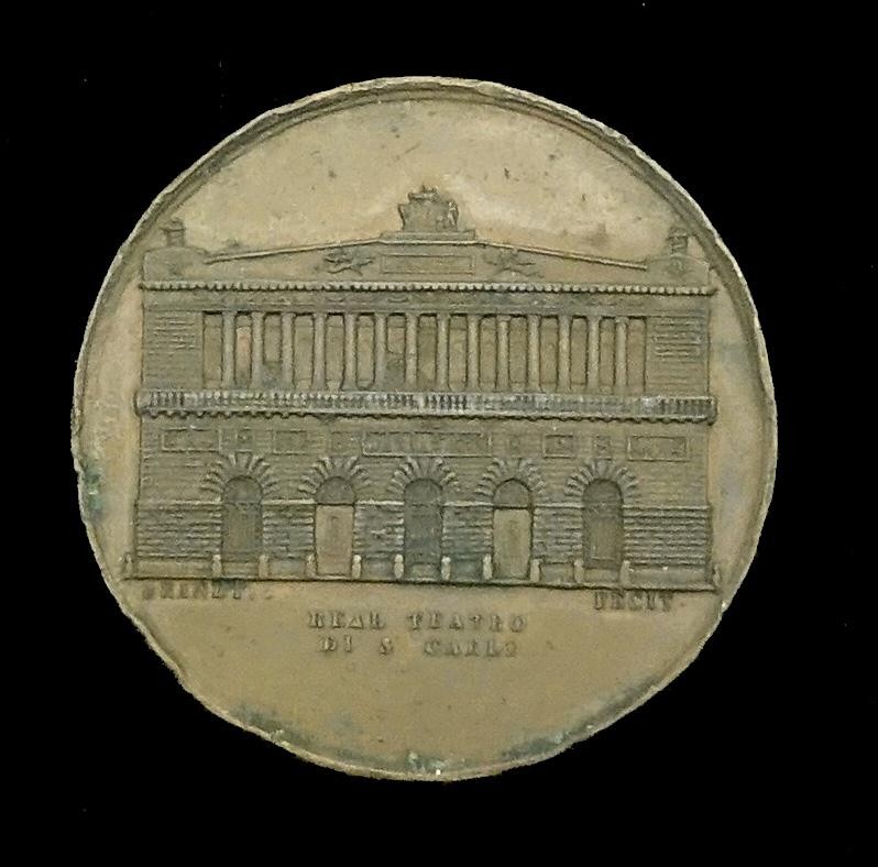 Medaille Königliches Theater S. Carlo