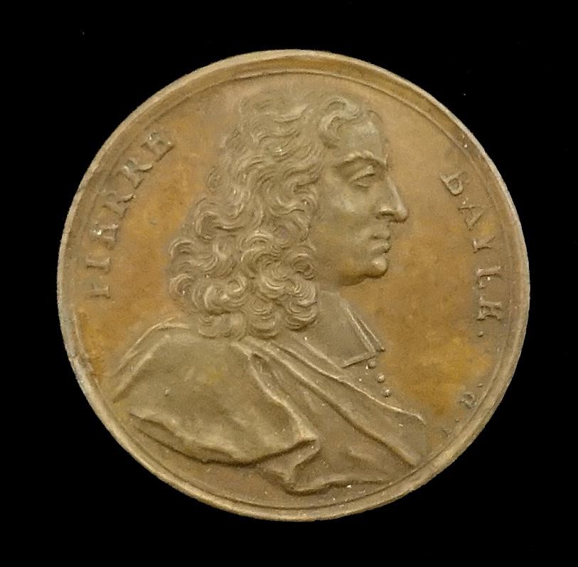 Medaille Pierre Bayle, franz. Philosoph, 1647 - 1706, Rotterdam