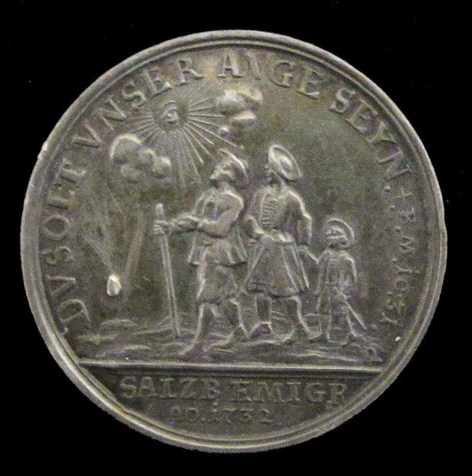 Medaille Salzburger Emigranten