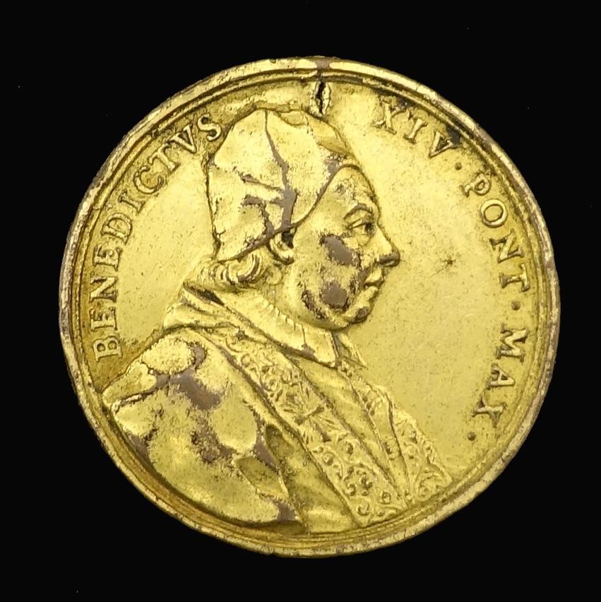 Medaille Papst Benedikt XIV. 1740 - 58