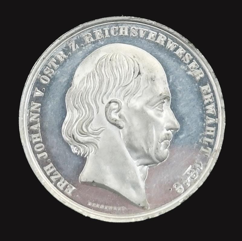 Medaille Erzh. Reichsverweser Johann von Oesterreich