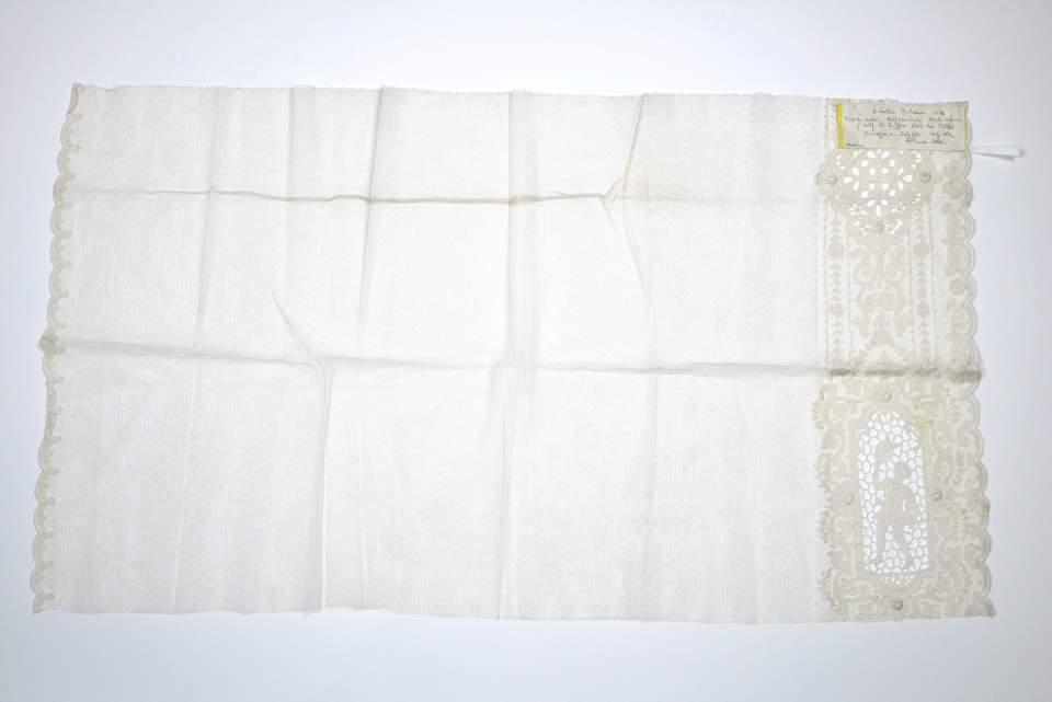 Vorhangmuster Kettenstich