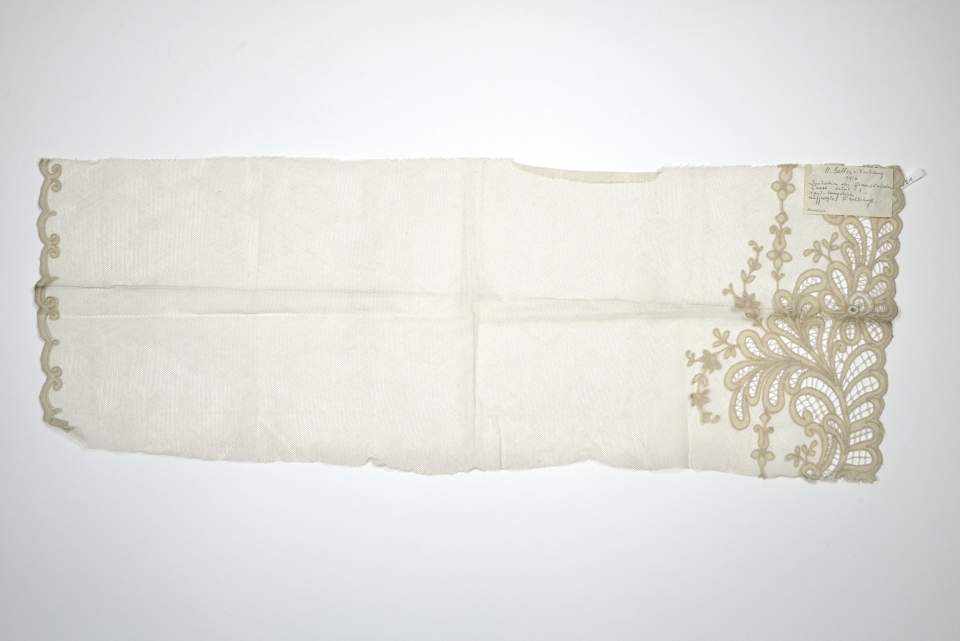 Vorhangmuster Kettenstich