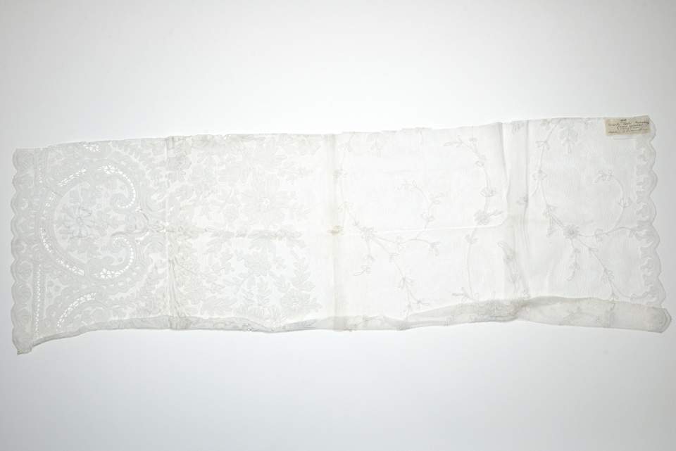 Vorhangmuster Kettenstich