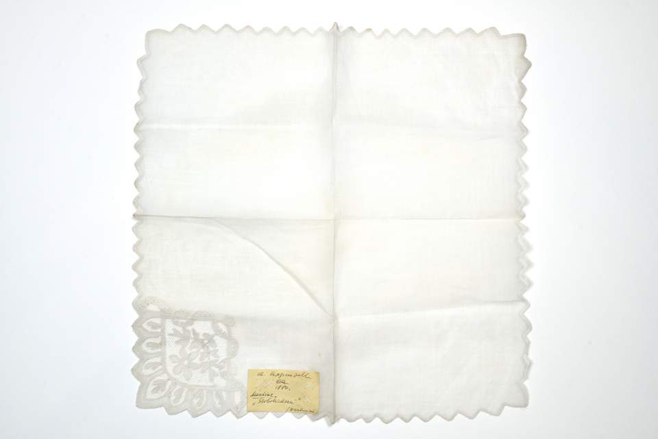 Taschentuch Kettenstich