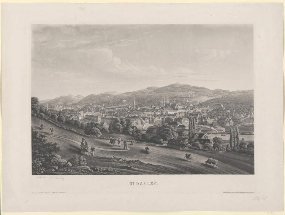 St.Gallen von Nordwesten