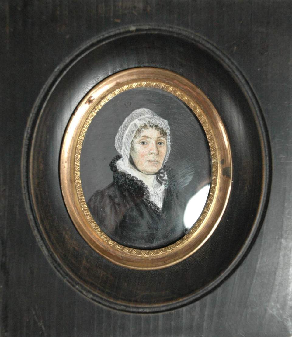 Bildnis der Frau Ursula Halder-Weniger, Miniatur