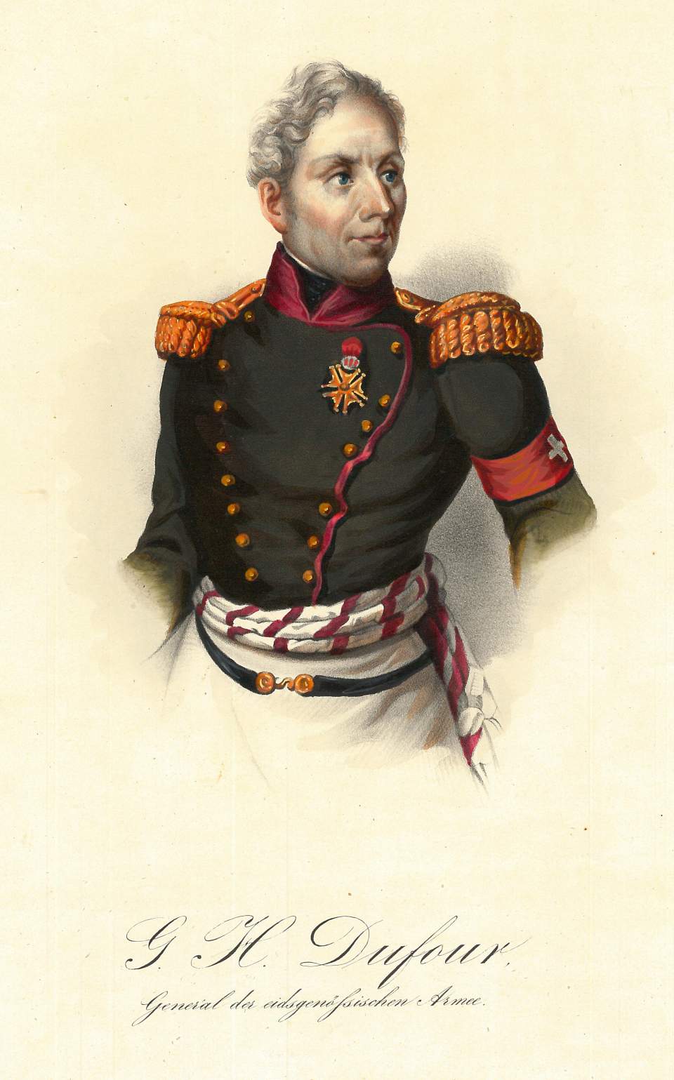 Porträt von General H. Dufour