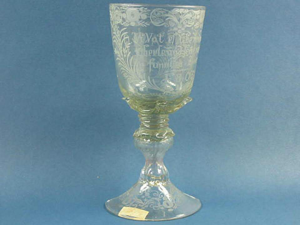 Glas, Kelchglas von Anton Oberle