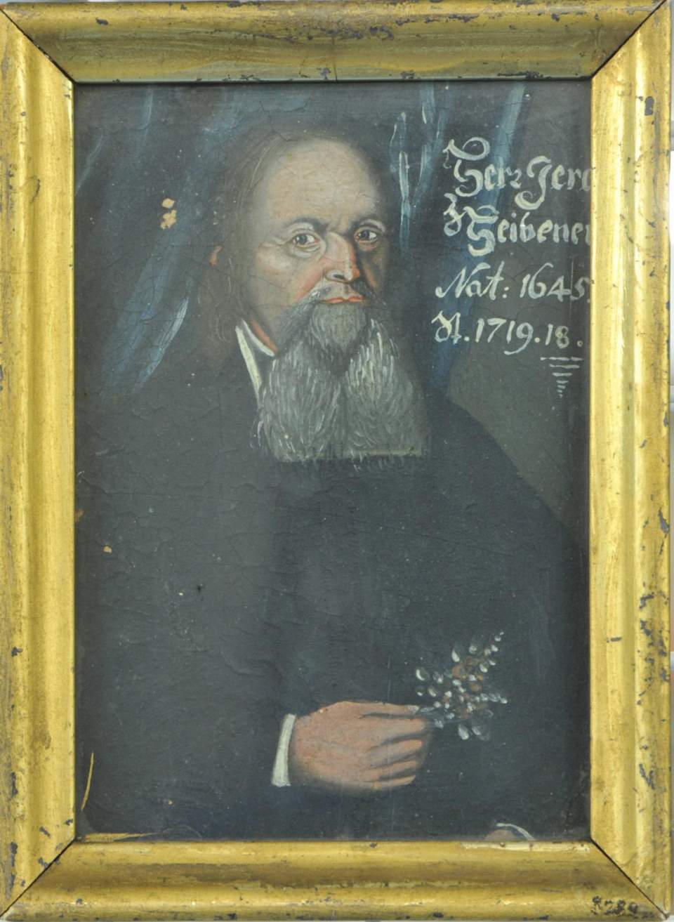 Porträt Jeremias Scheibener, 1645-1719, Bildnis