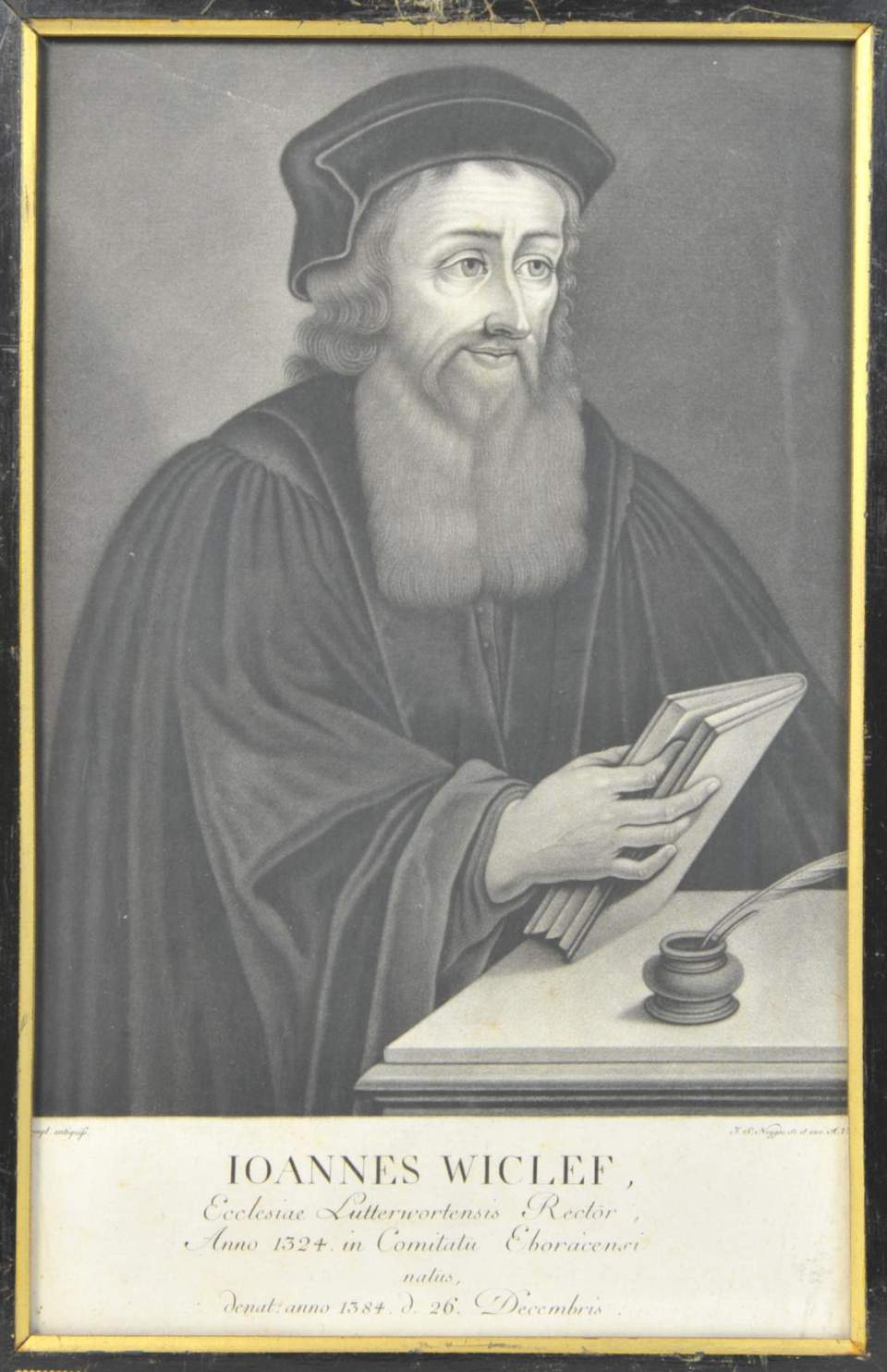 Porträt von John Wicleff 1324 - 1384