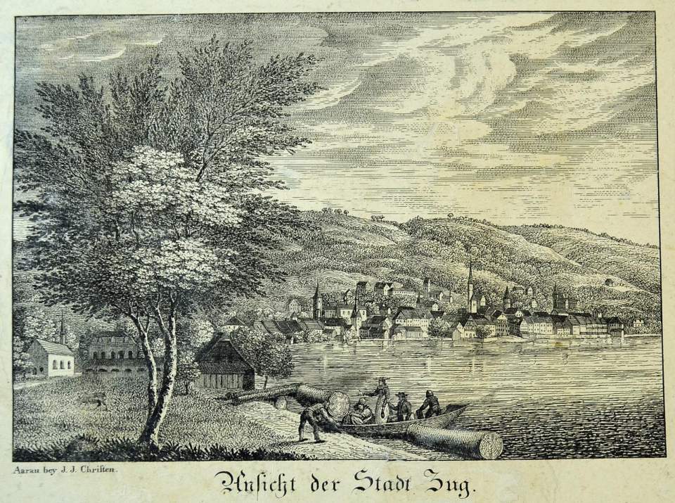 Ansicht Stadt Zug