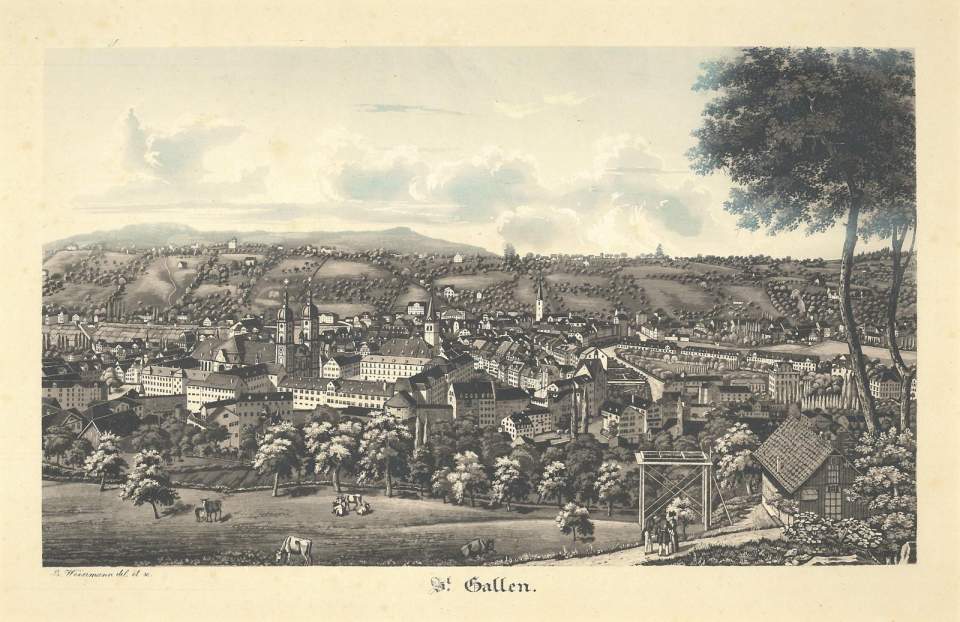 St.Gallen von Südosten