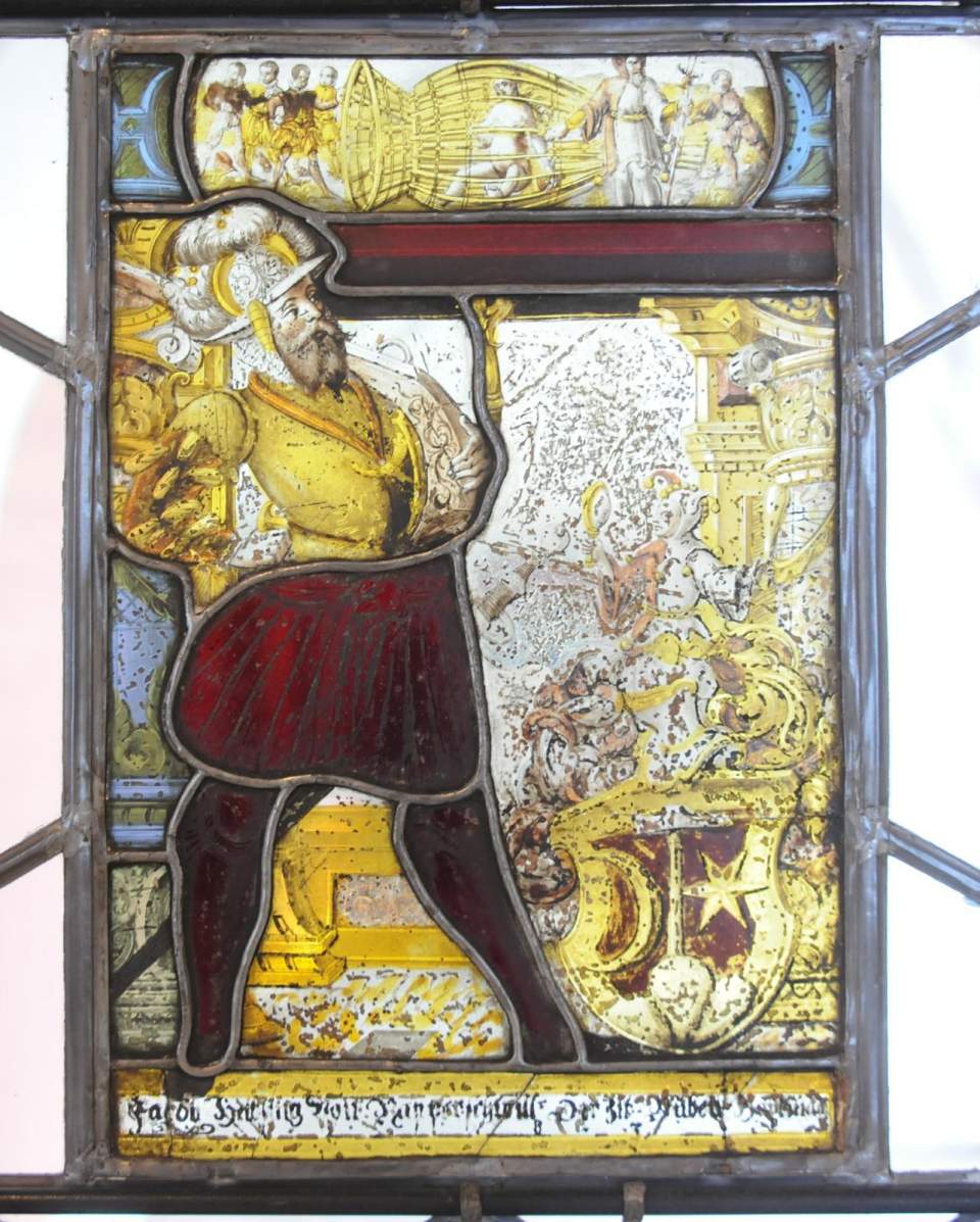 Wappenscheibe von Jacob Helbling von Rapperswil, Glasgemälde