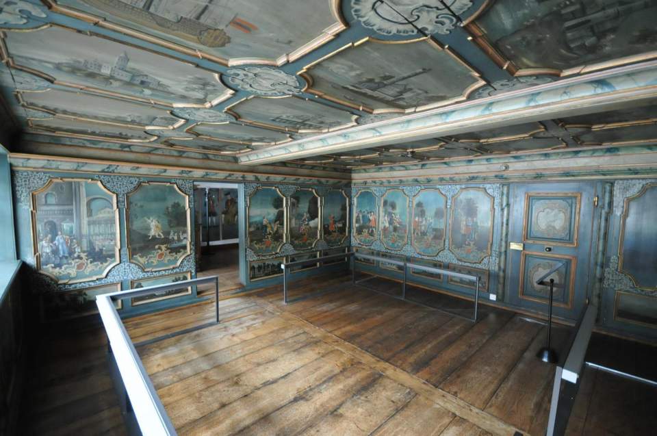 Bemalte Stube aus dem Steiger-Haus in Flawil, Period Room