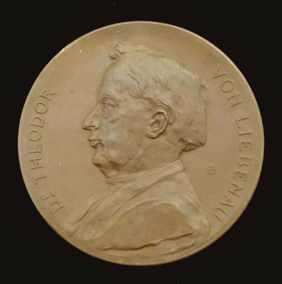 Medaille Theodor von Liebenau, Staatsarchivar in Luzern (1940 - 1916)