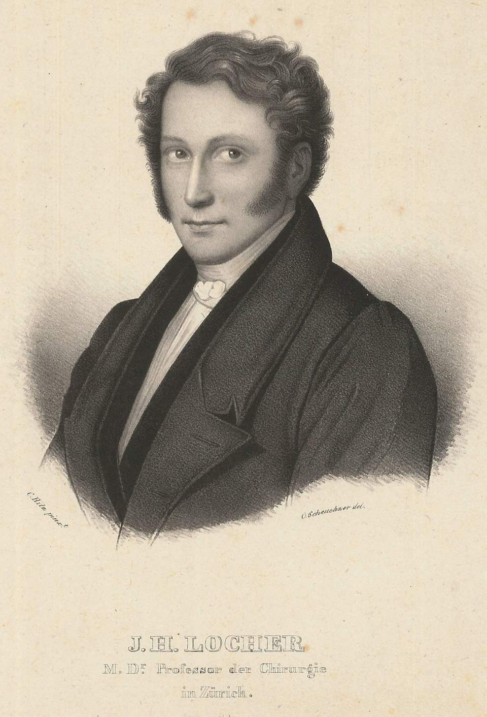 Porträt des J.H. Locher