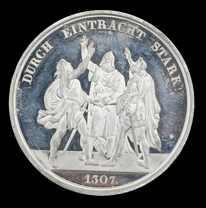 Medaille Neue Bundesverfassung, Rütlischwur