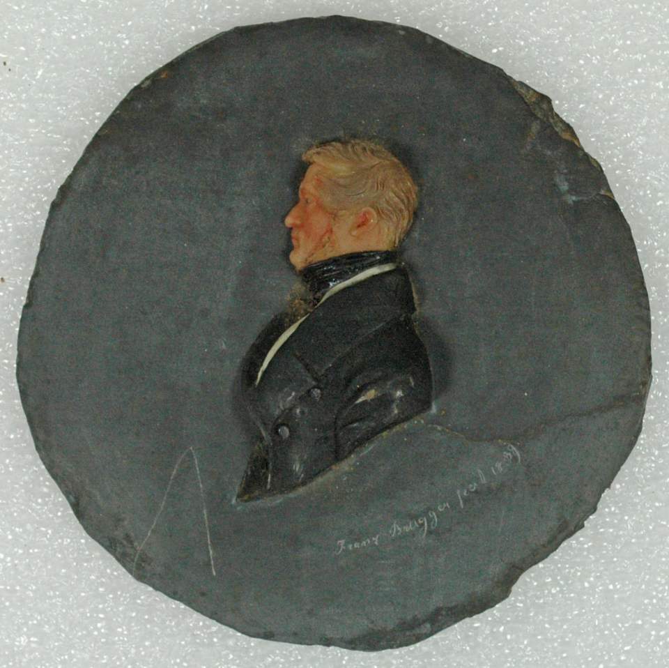 Wachsbild, Signiert von Franz Brugger