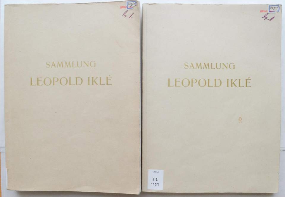 Buch, Sammlung Leopold Iklé