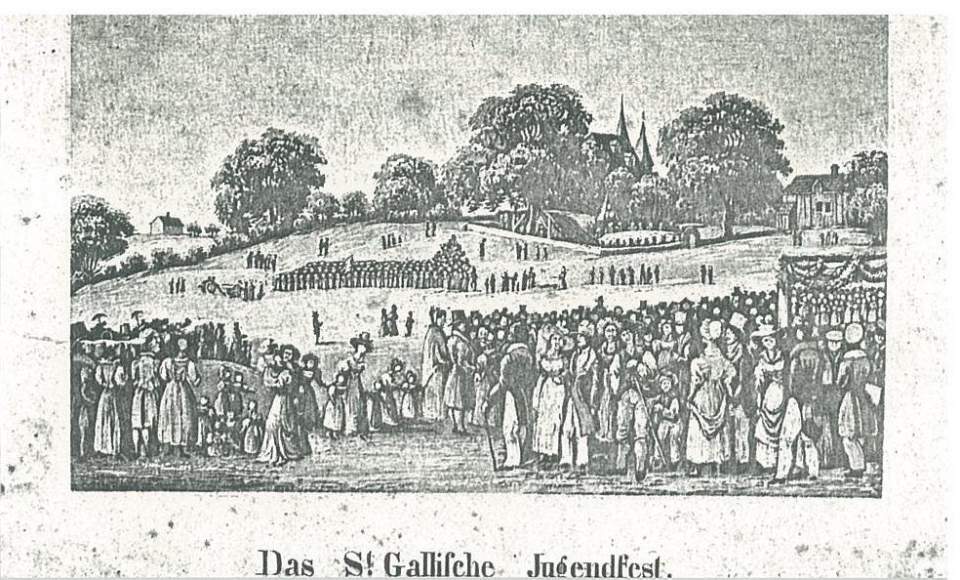 Das St. Galler Jugendfest auf dem Rosenberg 1824