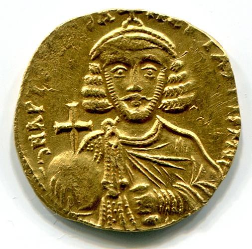 Byzantinische Münze Solidus