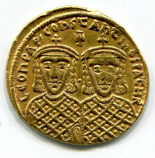 Byzantinische Münze Solidus