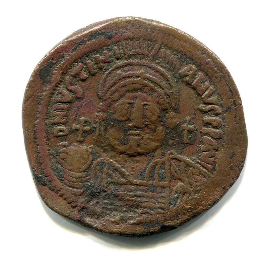 Byzantinische Münze Follis